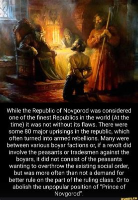 Le soulèvement de Novgorod en 945 : Rébellion contre l'oppression fiscale et naissance d'une autocratie princière.